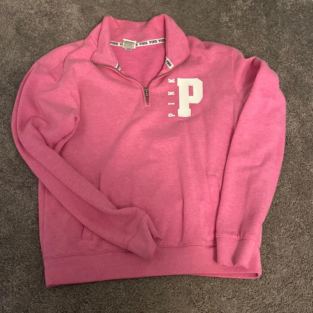 PINK Victoria’s Secret 1/4 zip sweatshirt